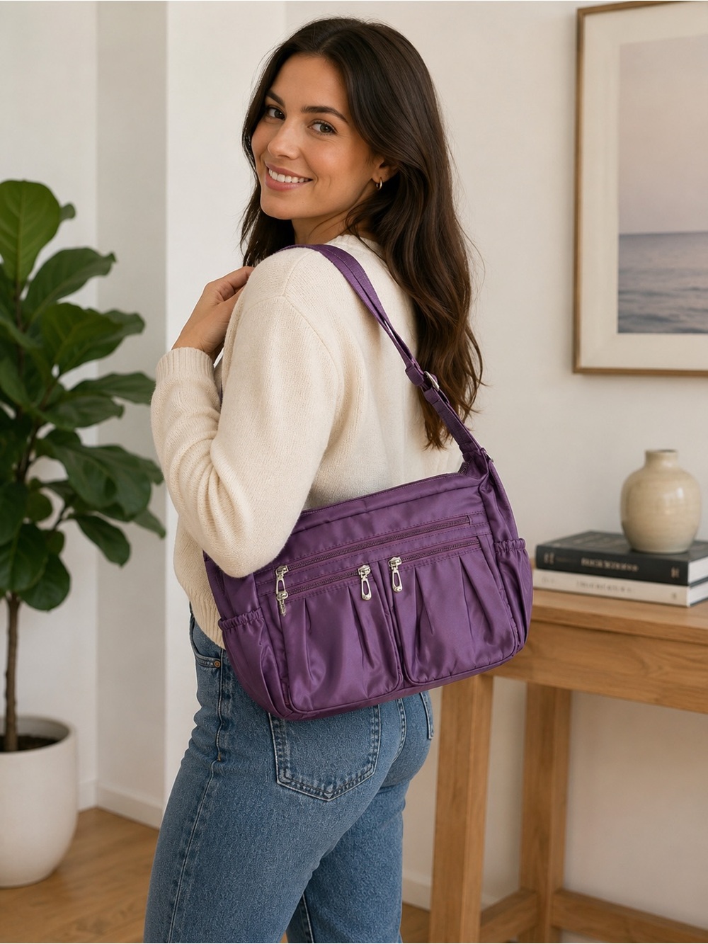 Purple Women's Crossbody Bag NWOT